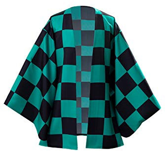 Daiendi Tanjiro Kamado Cosplay Kostüm Demon Hashira Anime Costume Kimono Mantel Halloween Karneval L