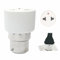 FExYinz 2 pièces par paquet Adaptateur de douille de lampe Prise B22 Conversion en prise de courant