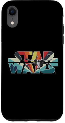 Star Wars Logo Wing Color Burst Hülle für iPhone XR