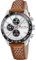 Lotus Uhr Für Herren 18995/1 Chrono Silber Edelstahl Case BraunLeder Band