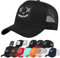 Enwokran Baseballkappe Herren Quirky Bizarre Stickerei Hüte Unisex Hip Hop Trucker Caps Verstellbare Netzrückseite UV-Schutz Sport Reisen Draußen Sonnenschutz Hüte Baseball Cap (A_Schwarz)