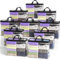 Clear Zippered Storage Bag Foldable Storage Bag, 22L Clear Storage Bags for Clothes, and Blanket Storage Bags for Bedding, CDs, Blankets, Comforters, Clothing & Toys (Black, 10-pack)