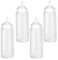 LiuHancsqd Lot de 4 flacons souples de 500 ml, flacons à sauce en plastique avec bouchon, doseurs de condiments pour sauces mayonnaise, huile d'olive, peinture, pigments, ketchup