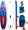 Sport Vibrations® SUP Board (SV-11'5 SURF Multisport x 31 x6 SUP, Windsurf, Wing-Surf & Kajakfunktion inkl. Gleit-Abrisskante 4X Fußschlaufen - Woven-Fusion-Double Layer- Superlight Technology)