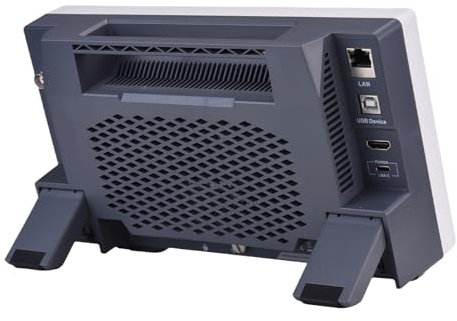 Walmeck 12-Bit 2 Kanal 200 MHz Digitales Oszilloskop, Hochauflösende Hardware mit 7-Zoll-Multi-Touch-Display, Erweiterte Mathematikoperationen und (EU-Stecker (100-240 V AC))