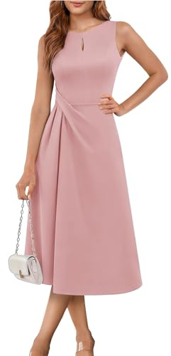 Aupuls Robes d'invitées de mariage d'automne pour femmes, robe de cocktail formelle mi-A 2025 pour robes et soirées