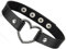 Flongo Choker Leder Halsband Lederhalsband Damen, Leder Halskette Halsband Anhänger Choker Tattoo Kette Schwarz Silber Herz Einstellbar Verstellbar Gothic Punk Rock Damen