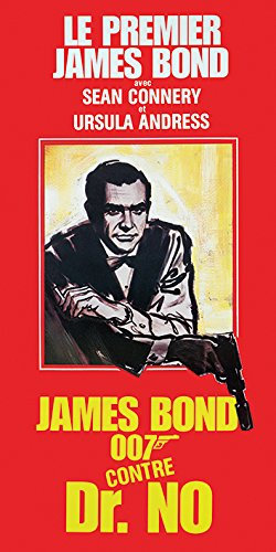 James Bond Dr. No - French Artwork, 50 x 100 cm, Leinwanddruck