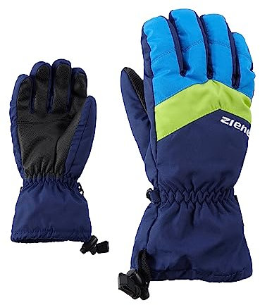 Ziener Kinder LETT AS glove junior Ski-Handschuhe / Wintersport | wasserdicht atmungsaktiv, navy, 6
