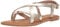 Amazon Essentials Women's Casual Strappy Sandal, Gold, 5.5 UK