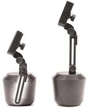 WeatherTech CupFone ™ + Erweiterung | Universal Support für Smartphones | Geeignet für jeden Fahrzeugbecherhalter | Geeignet für alle gängigen Handys