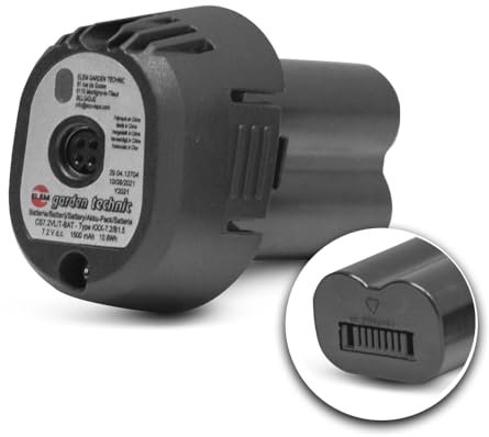 Batterie supplémentaire/de rechange pour ELEM Garden Technic CS7.2VLIT
