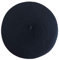 Euskal Txapela Béret Noir Adulte - Adoptez Un Look Tendance et typiquement français en Vous réappropriant Le béret Basque - Vu défilés 2018/2019-100% Laine - 28 cm de diamètre