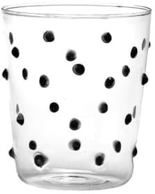Bicchiere Zafferano Party Tumbler Nero 45 Cl Set 6 pezzi In Vetro
