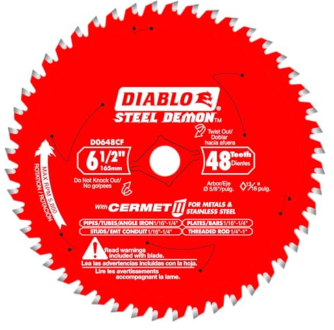 Diablo STL CERMET 6-1/2 48T BLK
