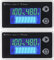 2PCS Universal Battery Capacity Tester - 10-100V Voltmeter with Temperature Display - 12V 24V 36V 48V LCD Battery Indicator