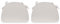 TANYOO Stuhlkissen Rutschfestes Waschbares Sitzkissen Stuhl Stuhlauflagen mit Bändern für Indoor Küchen Garden Holzstühle 14.5 x 15.5 inches (2, Beige)