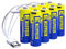 EEMB 1.5V AA batterie al litio 2400mWh batterie AA ricaricabili USB tipo C batteria di ricambio del cavo di ricarica-Confezione da 8