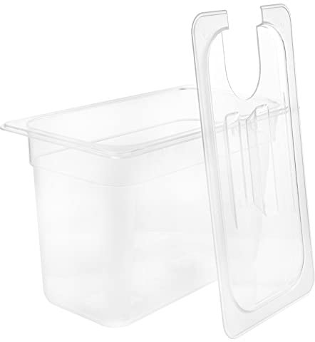 Anneome Récipient Pour Mijoteuse Domestique 6l En Plastique Orifices Bac De Cuisson Lente Cuisson Sous Vide Usage Domestique