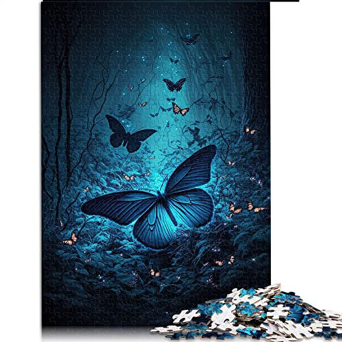 CARGIS 1000 Teile Schmetterlingspuzzle für Erwachsene und Kinder, Kartonpuzzle, Lernspiel, Größe 26 x 38 cm