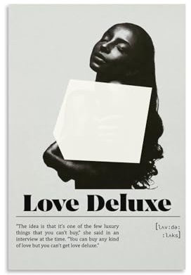 Sade Love Deluxe Leinwandposter Schlafzimmer Dekoration Landschaft Büro Valentinstag Geburtstag Geschenk ungerahmt 30 x 45 cm