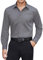J.VER Herren Langarmhemd Hemden Männer Unifarben Hemd Anzug Hochzeit Hemd Business Casual Shirt,Dunkelgrau,XXL