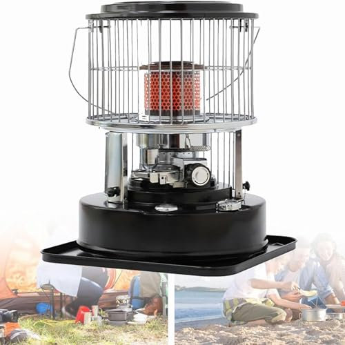 Estufa Con Calentador De Queroseno, Quemador De Estufa De Queroseno, Potencia De Calefacción De 2,6 Kw, Área De Calefacción De Aproximadamente 15 ~ 20 Metros Cuadrados, Para Interiores, Camping, Barba