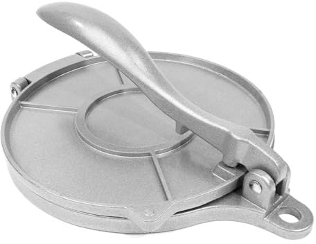 VOANZO Presse à Pizza de 8 Pouces, Presse à pâte, Presse à Emballage de boulettes, Presse à Tortilla en Aluminium de qualité Alimentaire pour la Cuisine à Domicile, Les pizzerias