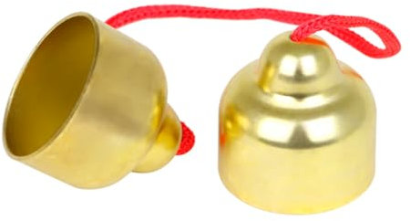 BESTonZON Handglocke Für Jungen Und Mädchen Metall-beckenglocke Kompaktes Musikinstrument Stabile Yoga-glocke Aus Kupfer Rhythmustraining Für Kinder