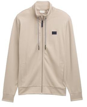 TOM TAILOR Herren Ultralight Sweatjacke mit Stehkragen