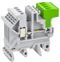 1 set di morsettiere per ferrovia Din UK-2,5 V/5,08 pin morsettiera PCB con attacco a vite universale PCB tipo PCB (7P PCB with UK2,5 V)