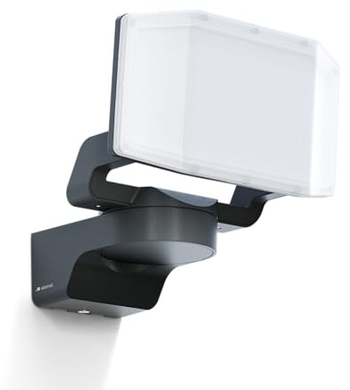 Steinel LED Strahler XLED PRO Expanse Anthrazit, Panorama Flutlicht, LED Panel voll schwenkbar, 3000 K warmweiß, 13.6 W, warmweiß, IP54