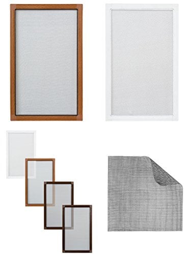 Moustiquaire avec cadre en aluminium, blanc