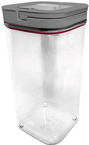 NERTHUS 1 Recipiente Hermético Cuadrado 1700 ml Air Tight Canister Square, Acero Inoxidable