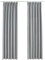 vidaXL 2X Vorhang Verdunkelung mit Haken Verdunkelungsvorhang Kräuselband Blickdicht Thermo Gardine Vorhänge Wohnzimmer Grau 140x245cm