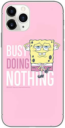 ERT GROUP Original und offiziell Lizenziertes Spongebob Handyhülle für iPhone 11 PRO optimal an die Form des Smartphones angepasst, Schutzhülle aus Silikon
