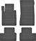 Gummimatten Fußmatten Hoher Rand 15 mm für BMW 3 E46 (1988-2004) - Passgenau