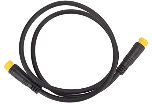 Alomejor Elektrofahrrad-Verlängerungskabel Bremse 3-poliger Wasserdichter Stecker Weiblich/männlich/männlich auf Weiblich für Motor(männlich)