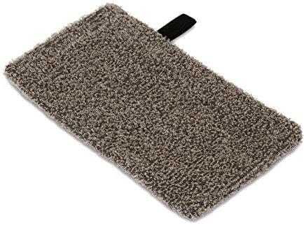 möve Sauna Massage-Waschhandschuh 25x14 cm aus 60% Leinen/40% Baumwolle, Nature/Black