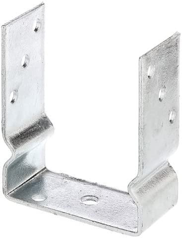 Gartenwelt Riegelsberger U-Pfostenträger Basic 141 mm aus Stahl feuerverzinkt für Pfosten 140x140 mm