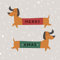 20 Servietten Dachshund Dackel Weihnachtshund