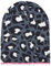 Zwillingsherz Slouch-Beanie-Mütze mit Baumwolle - Hochwertige Strickmütze mit Leo Design für Damen Mädchen Jungen 2020 - Hat - One Size - Frühjahr Sommer Herbst und Winter - JNS p