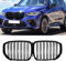 YIUBCZOQI G05 Nieren Schwarz,Kühlergrill für BMW X5 G05 2019-2022 Doppelt Plattierter ABS Gloss Black X5 Grill