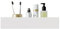 DABSTORY Duschablage Badregal Bohren Duschkorb Organizer für Dusche und Badezimmer Halterung Duschregal Edelstahl Klein Bad Duschhalterung Wandhängend Regal Matte Finish Weiß 80cm