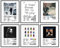 A ART·ZONE Drake Poster 8x10 Zoll Leinwanddrucke ungerahmt Satz von 6 Musik Album Cover Poster Ästhetik Zimmer Dekor Leinwand Wandkunst Drake Merch Wanddekoration