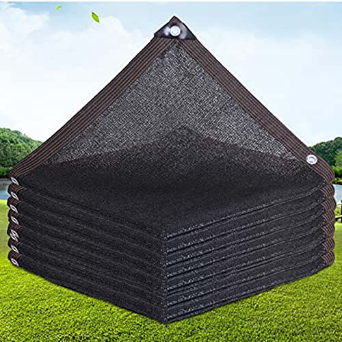 Filet D'Ombrage Filet Protection Solaire à 90% Résistante pour Bloquer Les | Rayons UV Toile d'Ombrage Pergola Serres Filet Coupe Vent pour Plantes de Jardin (3x3m(9.84x9.84ft))