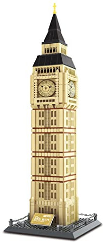 WANGE Architekturmodell zum Bauen mit Bausteinen, Elizabeth Tower London