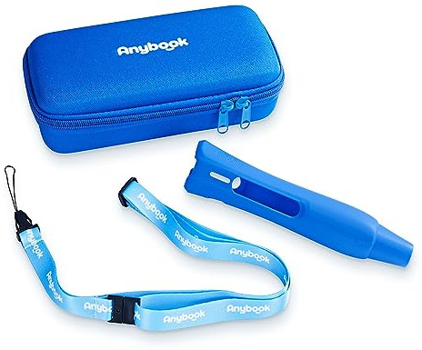 ANYBOOK Pro 3-teiliges Zubehör Set für den Anybook Pro Audiostift bestehend aus Schutzhülle, Umhängeband und Tragetasche