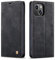 QLTYPRI Case for iPhone 15 Plus 6.7 inch, Vintage PU Leather Wallet Case Card Slot Kickstand Magnetic Closure Shockproof Flip Folio Book Case Cover for iPhone 15 Plus - Black
