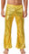 HULIJA Herren Glitzer Hose Lang Glänzend Tanzhose mit Pailletten Retro Pants Jazzhose Bühnenauftritte Cosplay Party Karneval Bühnenauftritte A Gold M